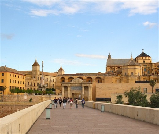 Historic Cordoba from Roman Bridge