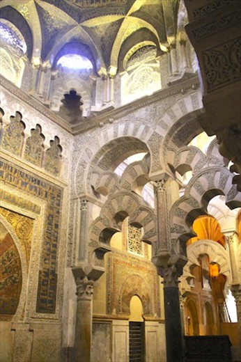 Arches above the Mithrab, Mezquita, Cordoba