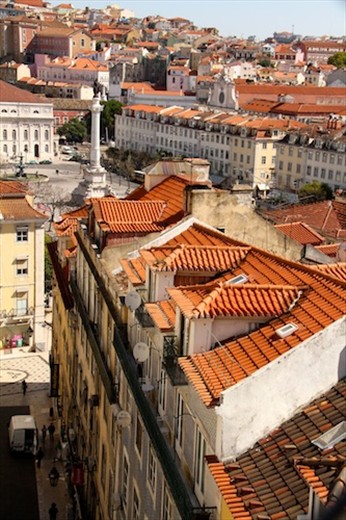Roof-top view, Lisbon
