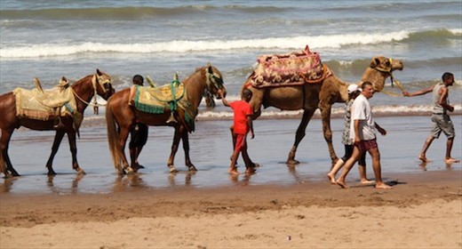 The beach at El Jadida