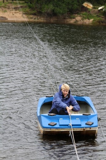 Ferry across the river, Goukamma Nature Reserve