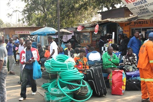 Lusaka bus terminal