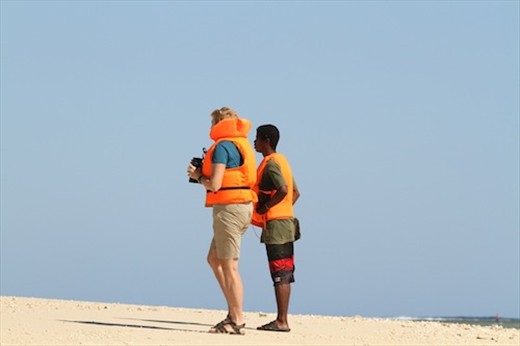 Connie and Freddy on Nosy Ve