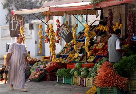 Fruit stall, El Jem