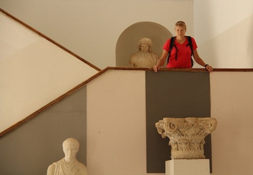 Connie at the Carthage Museum