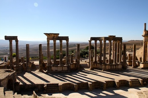 Roman theater at Dougga
