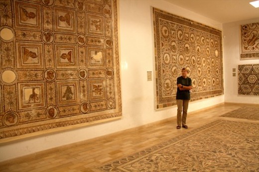 Connie in her glory, El Jem Museum