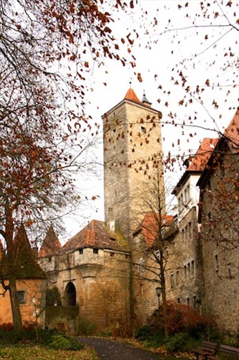 City walls, Rothenburg ob der Tauber