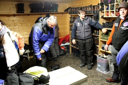 Suiting up for 5 below zero Farenheit