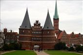 Holstein Gate, Hanseatic Lubeck: by vagabondstoo, Views[491]