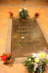 Bach's resting place, St. Thomas, Leipzig: by vagabondstoo, Views[300]