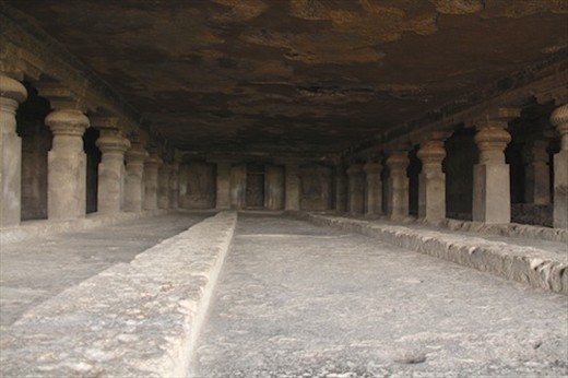 Cave 5, the large monastery, Ellora