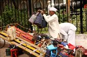 Dabbawallas delivering lunch, Mumbai: by vagabondstoo, Views[558]