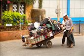 Dabbawallas delivering lunch, Mumbai: by vagabondstoo, Views[532]