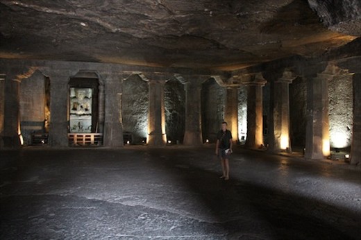 Large monastery, Ajanta