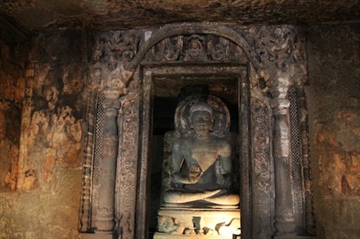 Buddha image, Cave 6 Ajanta