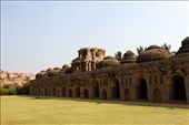 Elephant Stables, Hampi: by vagabondstoo, Views[489]