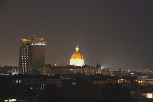 Mumbai skyline at night