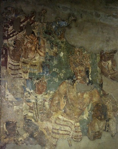 The colors are still bright, Ajanta