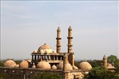 Jami Masjid from the Citadel walls, Champaner: by vagabondstoo, Views[519]