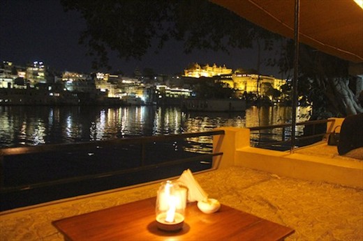 Table with a view, Udaipur