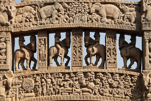 Gate carving, Sanchi