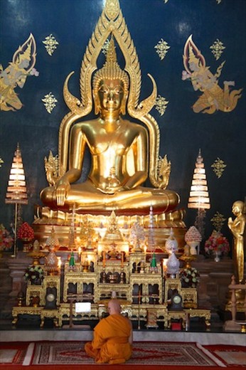 Inside the Thai Temple, Bodhgaya