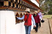 A spin brings good luck, Chimi Lhakhang Temple: by vagabondstoo, Views[614]