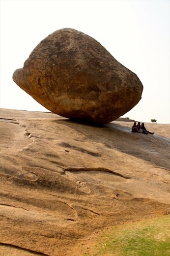 Krishna's Butterball, Mamallapura