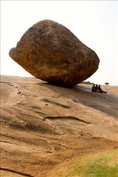 Krishna's Butterball, Mamallapura: by vagabondstoo, Views[521]