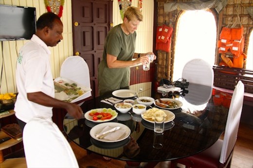 Lunch, Kerala Backwaters
