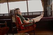 Relaxing on deck, Kerala Backwaters: by vagabondstoo, Views[498]