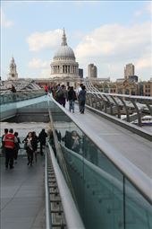 St Paul's from the pedestrian bridge: by vagabondstoo, Views[484]