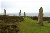Ring of Brodgar on a nasty morning, Mainland, Orkney: by vagabondstoo, Views[530]