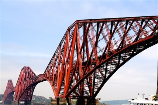 Railroad bridge over Firth of Forth