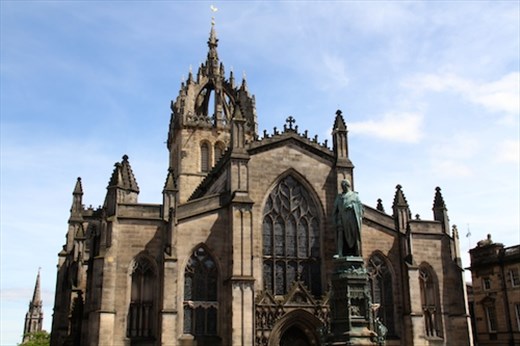 Sir Walter Scott statue, Royal Mile of Edinburgh
