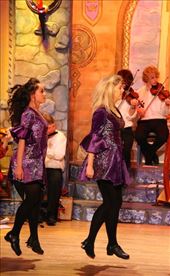 Irish Step dancers Bru Boro Center, Cashel: by vagabondstoo, Views[220]