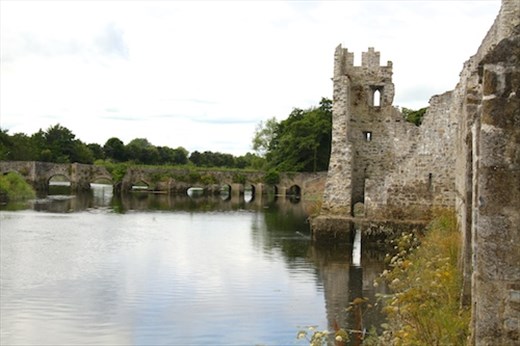 Medieval bridge from Adare Castle