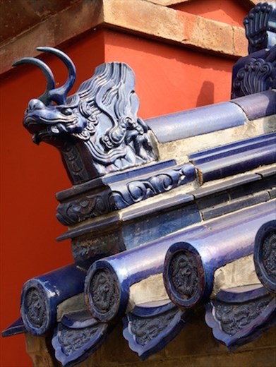 Decorative gables, Forbidden City, Beijing