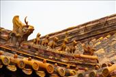 Gable carvings, Forbidden City, Beijing: by vagabondstoo, Views[355]