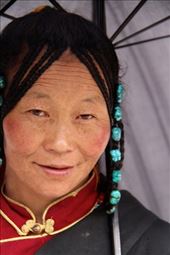 Tibetan nomad woman, Lhasa: by vagabondstoo, Views[584]