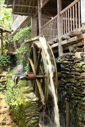 Village water wheel, Dragon's Backbone: by vagabondstoo, Views[604]