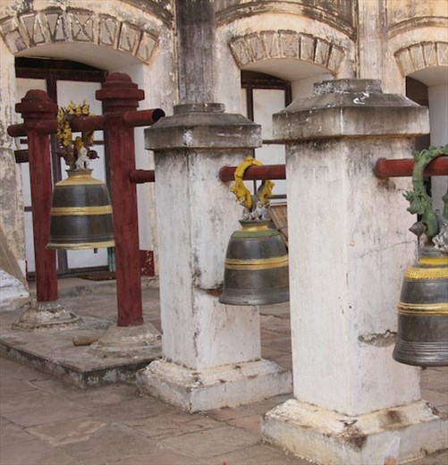 Temple bells, Ananda Paya, Bagan