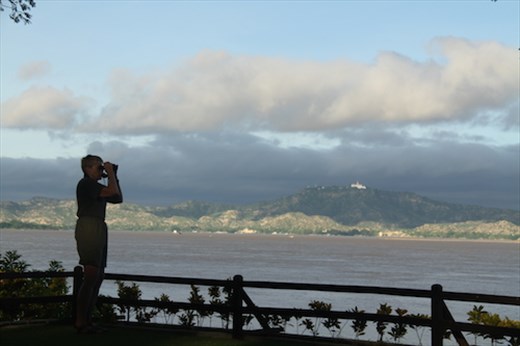 Evening on the Ayeyarwady River, Bagan Thande Hotel