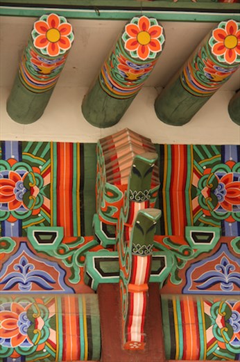 Bright colours, Changdeokgung Palace