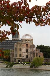 Atomic Bomb Dome, only standing remains, Hiroshima: by vagabondstoo, Views[419]