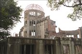 Atomic Bomb Dome, only standing remains, Hiroshima: by vagabondstoo, Views[421]