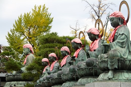 Seven Buddhas, Zenko-ji, Nagano