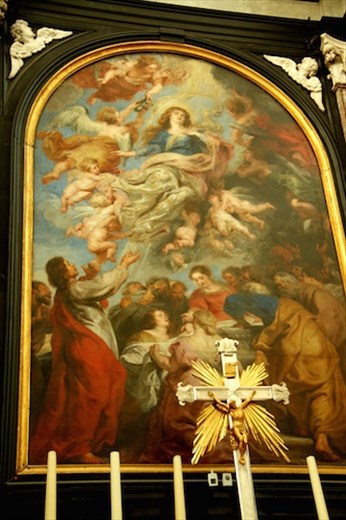 Assumption of the Virgin Mary by Rubens, Our Lady Cathedral, Antwerp
