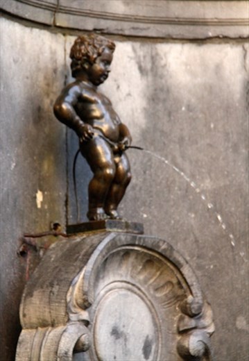 When you gotta go . . . Manneken Pis, Brussels
